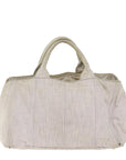 PRD Canapa MM Hand Bag Canvas 2way Gray Auth 77360
