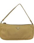PRD Accessory Pouch Nylon Beige Auth 78075