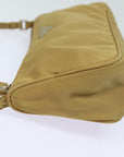 PRD Accessory Pouch Nylon Beige Auth 78075