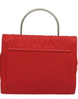 PRD Hand Bag Nylon Red Auth 78079
