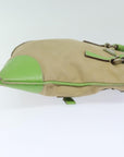 PRD Hand Bag Canvas Beige Auth 78255