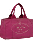 PRD Canapa MM Hand Bag Denim Pink Auth 78268