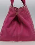PRD Canapa MM Hand Bag Denim Pink Auth 78268