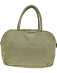 PRD Hand Bag Nylon Beige Auth 78330