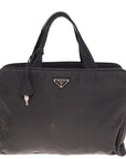 PRD Hand Bag Nylon Black Auth 78643