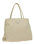 PRD Hand Bag Nylon White Auth 78963