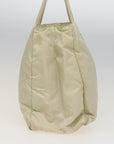 PRD Hand Bag Nylon White Auth 78963