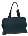 PRD Hand Bag Nylon Green Auth 79152
