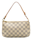 Beige LV Damier Azur Pochette Accessoires