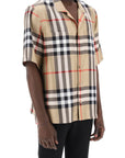 BBERRY Bowling Shirt In Tartan Silk Men