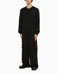 BBERRY Black Wool Crew-Neck Pullover Men