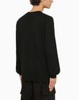 BBERRY Black Wool Crew-Neck Pullover Men