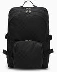 BBERRY Backpack In Black Jacquard Check Men