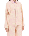 BBERRY "Canvas Workwear Jacket With Rose Print Women