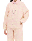 BBERRY "Canvas Workwear Jacket With Rose Print Women