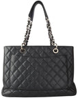 A50995 Caviar Grand Shopping silver shoulder bag 34090K 2 CH