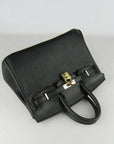 HMS Birkin 25cm Handbag 6068 black golden