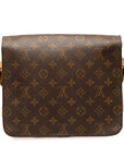 Brown LV Monogram Cartouchiere GM Crossbody Bag