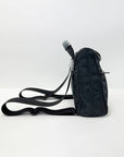 6th Division Black New Travel Mini Two Way Bag 4VCHB38357 CH