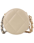 19 Lambskin Circle AP0945 Chain Mini Cross Bag 34328 CH