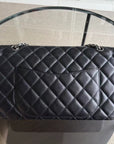 *Rare Caviar* CH 2.55 Reissue 227 - Caviar Large Quilted Ruthenium Silver Hardware Series 13