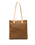 Brown LV Monogram Reverse VHS Tape Carry It Tote Bag