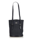 BBERRY Black PVC Plastic Smoke Check Tote Bag United Kingdom