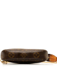 Brown LV Monogram Mini Pochette Accessoires Shoulder Bag