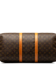Brown LV Monogram Keepall 50 Travel Bag