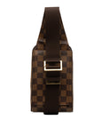 Brown LV Damier Ebene Geronimos Crossbody Bag