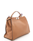 FNDI Brown Peekaboo Handbag