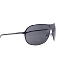 CHRISTIAN D1OR Black Aviator Hard D1OR1 Sunglasses With Crystals