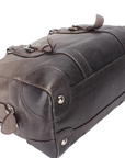 PRD BANDOLIERA BROWN TAUPE LEATHER SILVER HARDWARE WITH STRAPS AND DUST COVER