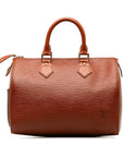 Brown LV Epi Speedy 25 Boston Bag