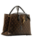 Brown LV Monogram Flower Tote Satchel