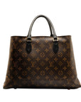 Brown LV Monogram Flower Tote Satchel