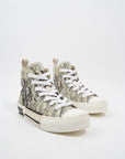 Christian D1OR B23 High-top White / Black Oblique Canvas EU 37 UK 4
