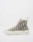 Christian D1OR B23 High-top White / Black Oblique Canvas EU 37 UK 4