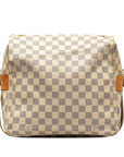 Beige LV Damier Azur Naviglio Crossbody Bag