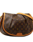 Brown LV Monogram Menilmontant PM Crossbody Bag