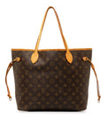 Brown LV Monogram Neverfull MM Tote Bag