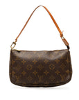 Brown LV Monogram Pochette Accessoires Shoulder Bag