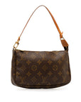 Brown LV Monogram Pochette Accessoires Shoulder Bag