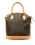 Brown LV Monogram Lockit PM HandBag