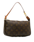 Brown LV Monogram Pochette Accessoires Baguette