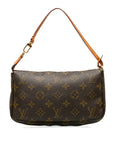 Brown LV Monogram Pochette Accessoires Baguette
