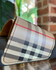 BBERRY Beige Furley Vintage Check Slides Men SZ43
