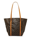 Brown LV Monogram Sac Shopping 48 Tote Bag