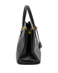 PRD Galleria Saffiano Tote Bag Calfskin Black GHW