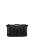 FNDI 20FW Large Baguette Bag Nylon/Leather Black/Yellow SHW